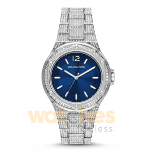 Michael Kors Women’s Quartz Silver Stainless Steel Navy Blue Dial 41mm Watch MK6990