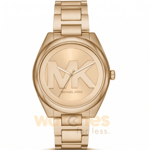 Michael Kors Women’s Quartz Gold Stainless Steel Gold Dial 42mm Watch MK7086