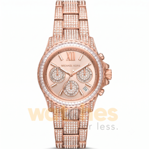 Michael Kors Women’s Quartz Chronograph Rose Gold Stainless Steel Rose Gold Dial 36mm Watch MK7235