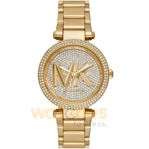 Michael Kors Women’s Quartz Stainless Steel Gold Dial 39mm Watch MK7283