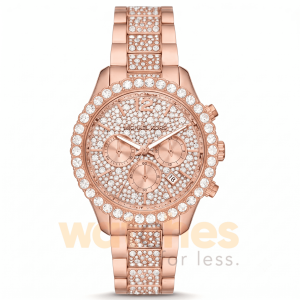 Michael Kors Women’s Quartz Rose Gold Stainless Steel Rose Gold Dial 42mm Watch MK7285