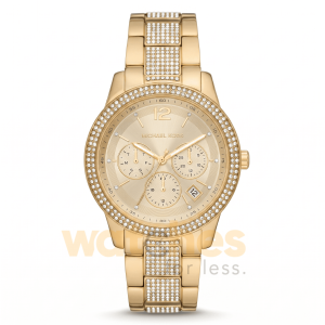 Michael Kors Women’s Quartz Gold Stainless Steel Gold Dial 40mm Watch MK7292
