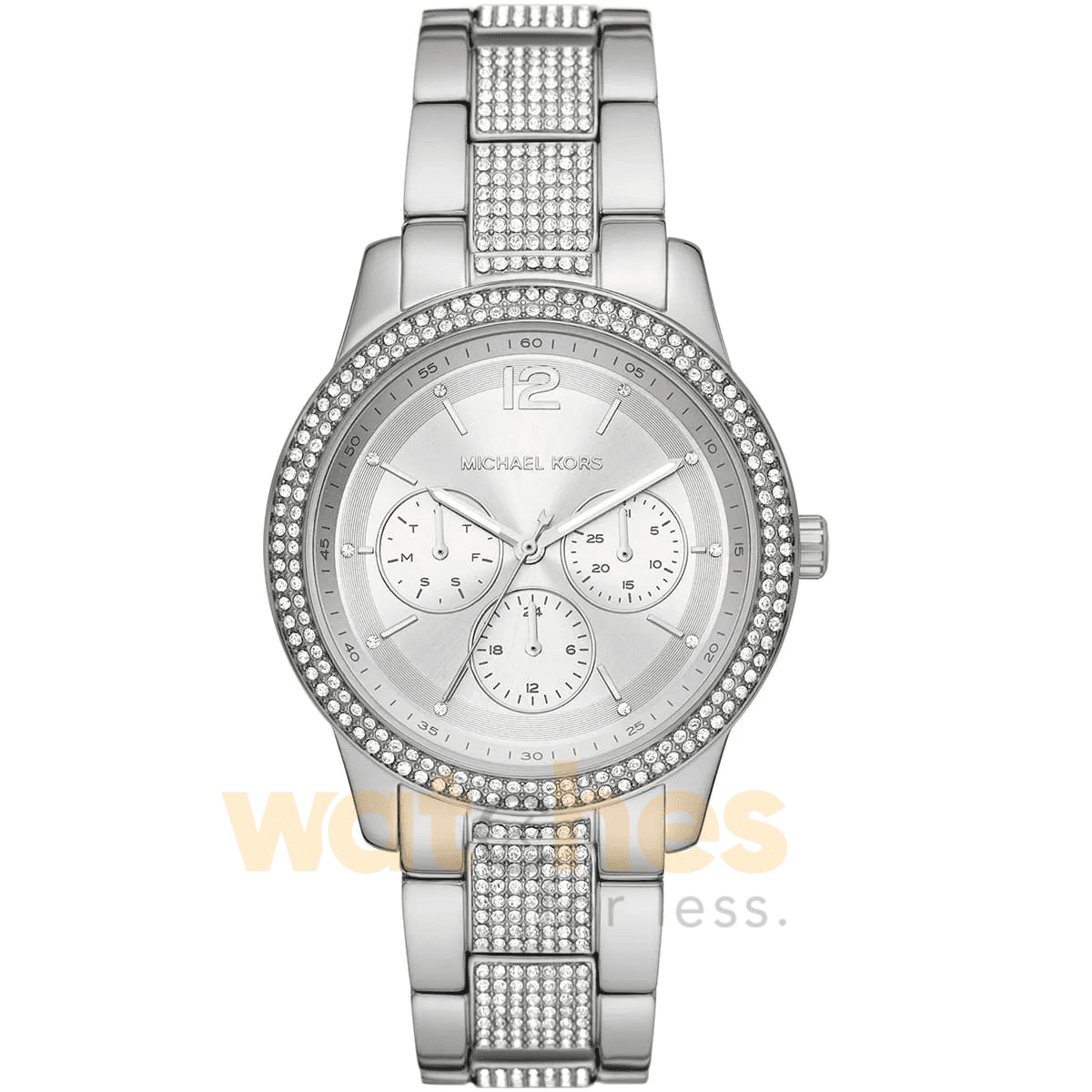 Michael Kors Women’s Quartz Silver Stainless Steel Silver Dial 40mm Watch MK7294