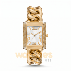 Michael Kors Women’s Quartz Gold Stainless Steel White Dial 40mm Watch MK7300