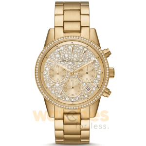 Michael Kors Women’s Quartz Gold Stainless Steel Gold Dial 37mm Watch MK7310
