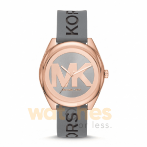 Michael Kors Women’s Quartz Gray Silicone Strap Gray Dial 42mm Watch MK7314