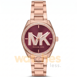 Michael Kors Women’s Quartz Rose Gold Stainless Steel Mulberry Dial 36mm Watch MK7382