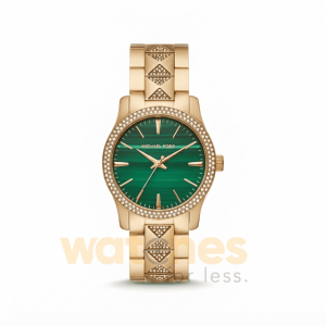 Michael Kors Women’s Quartz Stainless Steel Green Dial 38mm Watch MK7390