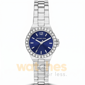 Michael Kors Women’s Quartz Silver Stainless Steel Blue Dial 30mm Watch MK7397