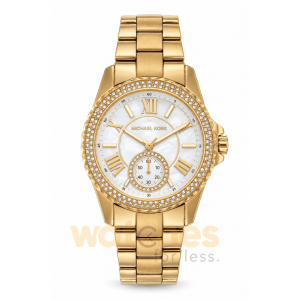 Michael Kors Women’s Quartz Gold Stainless Steel Mother Of Pearl Dial 40mm Watch MK7401