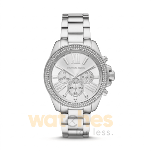Michael Kors Women’s Chronograph Quartz Silver Stainless Steel Chain Silver Dial 42mm Watch MK7429