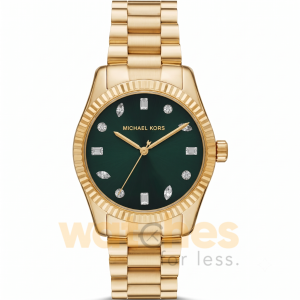 Michael Kors Women’s Quartz Gold Stainless Steel Green Dial 38mm Watch MK7449