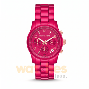 Michael Kors Women’s Chronograph Quartz Stainless Steel Pink Dial 38mm Watch MK7478LE