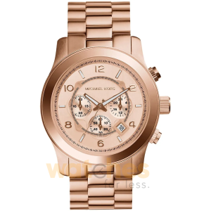 Michael Kors Men’s Quartz Stainless Steel Rose Gold Dial 45mm Watch MK8096