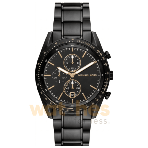 Michael Kors Men’s Chronograph Quartz Black Stainless Steel Black Dial 42mm Watch MK9113