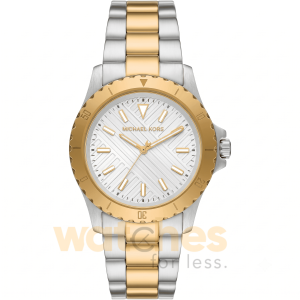 Michael Kors Men’s Quartz Two-Tone Stainless Steel Silver Dial 40mm Watch MK9141