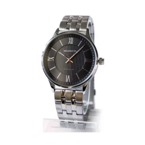 GRANDEUR Japan Men’s Quartz Stainless Steel Black Dial 40mm Watch GSX055W3