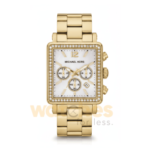 Michael Kors Women’s Quartz Stainless Steel Gold Dial 32mm Watch MK5570