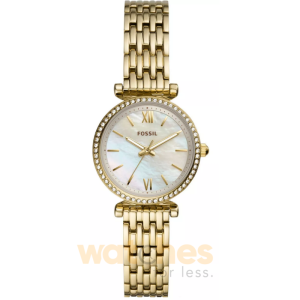 Fossil Women’s Quartz Stainless Steel Mother Of Pearl Dial 28mm Watch ES4735 (Without Tag)