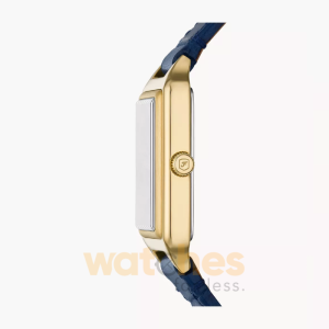 Alternative view of Fossil Women’s Quartz Blue Leather Strap Blue Dial 23mm Watch ES5365 (Without Tag)