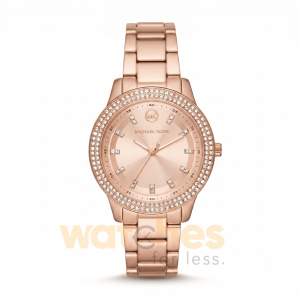 Michael Kors Women’s Quartz Rose Gold Stainless Steel Rose Gold Dial 34mm Watch MK1058