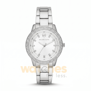 Michael Kors Women’s Quartz Silver Stainless Steel Silver Dial 34mm Watch MK1059