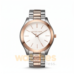 Michael Kors Women’s Quartz Two-Tone Stainless Steel White Dial 42mm Watch MK3204