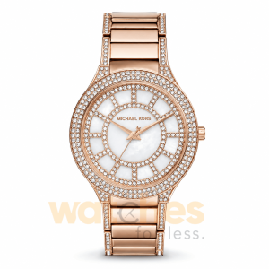 Michael Kors Women’s Quartz Rose Gold Stainless Steel Mother Of Pearl Dial 38mm Watch MK3631