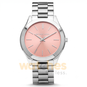 Michael Kors Women’s Quartz Silver Stainless Steel Pink Dial 42mm Watch MK3380