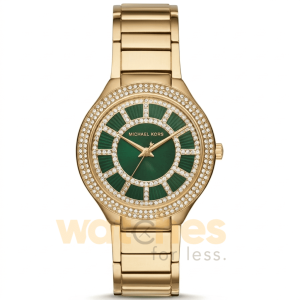 Michael Kors Women’s Quartz Gold Stainless Steel Green Dial 38mm Watch MK3409