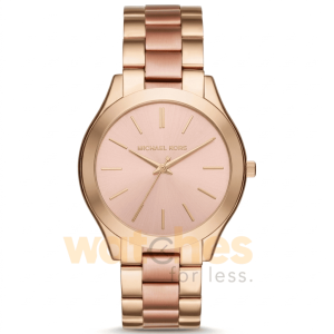 Michael Kors Women’s Quartz Two Tone Stainless Steel Pink Dial 42mm Watch MK3493