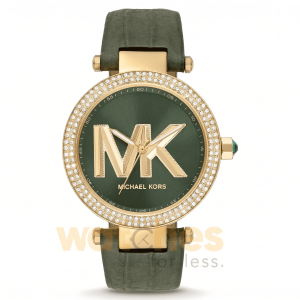 Michael Kors Women’s Quartz Green Leather Strap Green Dial 39mm Watch MK4724