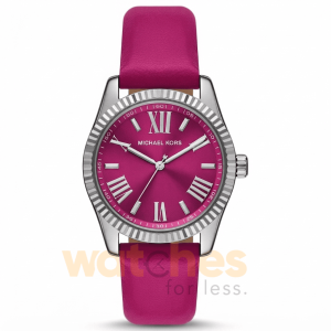 Michael Kors Women’s Quartz Pink Leather Strap Pink Dial 38mm Watch MK4749