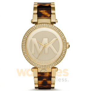 Michael Kors Women’s Quartz Two Tone Stainless Steel Champagne Dial 39mm Watch MK6109