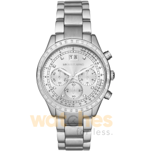 Michael Kors Women’s Quartz Silver Stainless Steel Silver Dial 40mm Watch MK6186