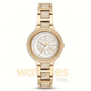 Michael Kors Women’s Quartz Gold Stainless Steel White Dial 38mm Watch MK6567