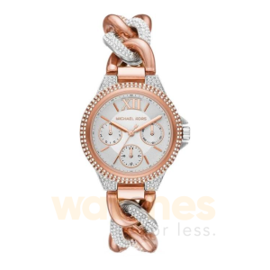 Michael Kors Women’s Quartz Two Tone Stainless Steel Silver Dial 34mm Watch MK6843