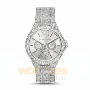 Michael Kors Women’s Quartz Silver Pave Stainless Steel Silver Dial 42mm Watch MK6957