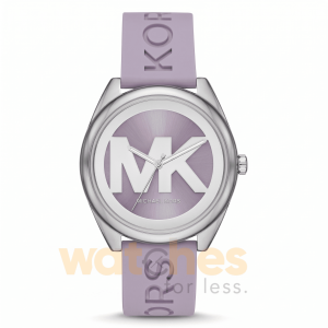 Michael Kors Women’s Quartz Purple Silicone Strap Purple Dial 42mm Watch MK7143