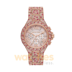 Michael Kors Women’s Quartz Rose Gold Stainless Steel Mother Of Pearl Dial 43mm Watch MK7272