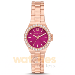Michael Kors Women’s Quartz Rose Gold Stainless Steel Pink Dial 30mm Watch MK7396