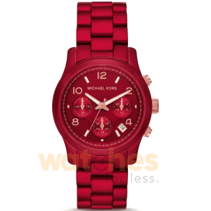 Michael Kors Women’s Quartz Red Stainless Steel Red Dial 38mm Watch MK7436