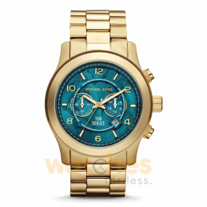 Michael Kors Men’s Chronograph Quartz Stainless Steel Blue Dial 44mm Watch MK8315