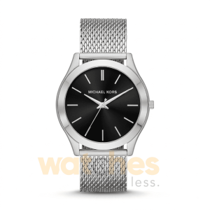 Michael Kors Men’s Quartz Stainless Steel Black Dial 44mm Watch MK8606
