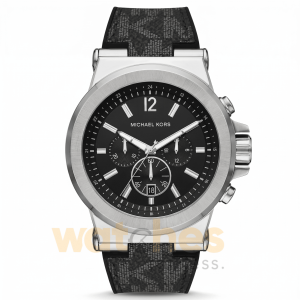 Michael Kors Men’s Quartz Black Silicone Strap Black Dial 48mm Watch MK8903