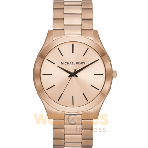 Michael Kors Men’s Quartz Beige Stainless Steel Beige Dial 45mm Watch MK9122