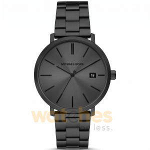 Michael Kors Men’s Quartz Black Stainless Steel Grey Dial 42mm Watch MK9135