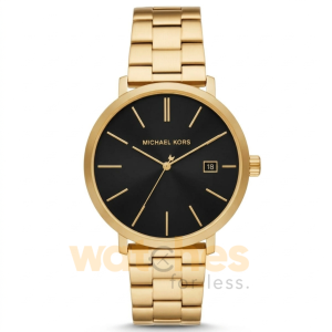 Michael Kors Men’s Quartz Gold Stainless Steel Black Dial 42mm Watch MK9136
