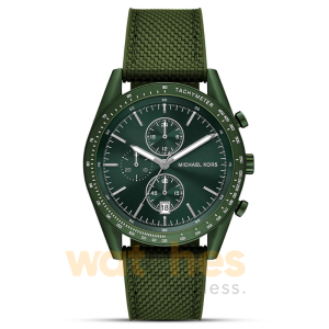 Michael Kors Men’s Quartz Green Nylon Strap Green Dial 42mm Watch MK9144