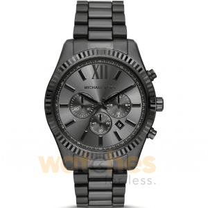 Michael Kors Men’s Chronograph Quartz Stainless Steel Black Dial 44mm Watch MK9154
